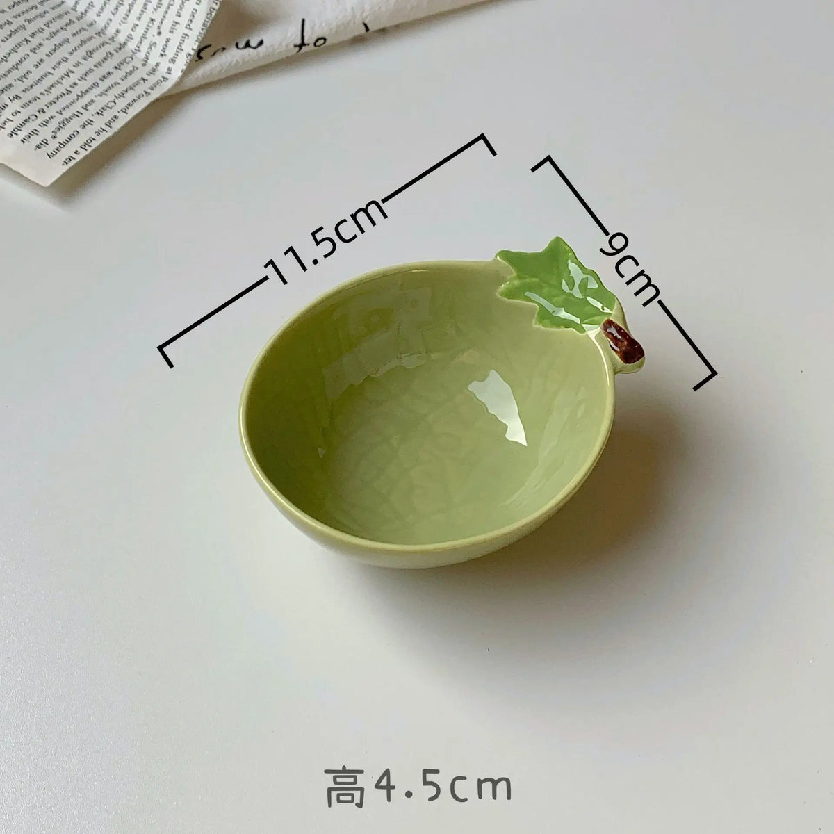 Cute Fruit Plate Underglaze Small Condiment Dish Ceramic