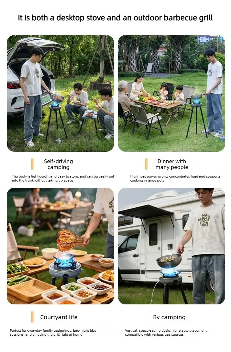 Dotwise Camping Gas Stove Outdoor High Power Support