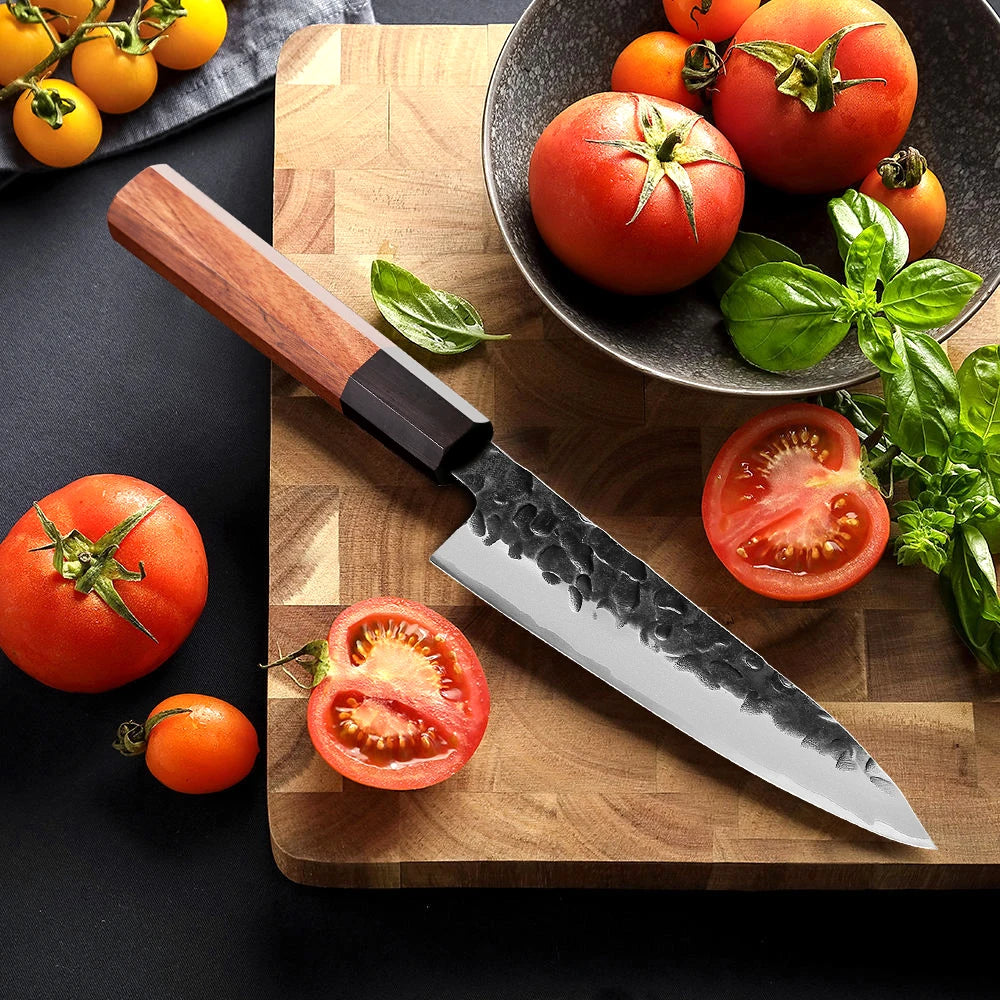 Utility Knife Layer Composite Steel Professional Chef Knives