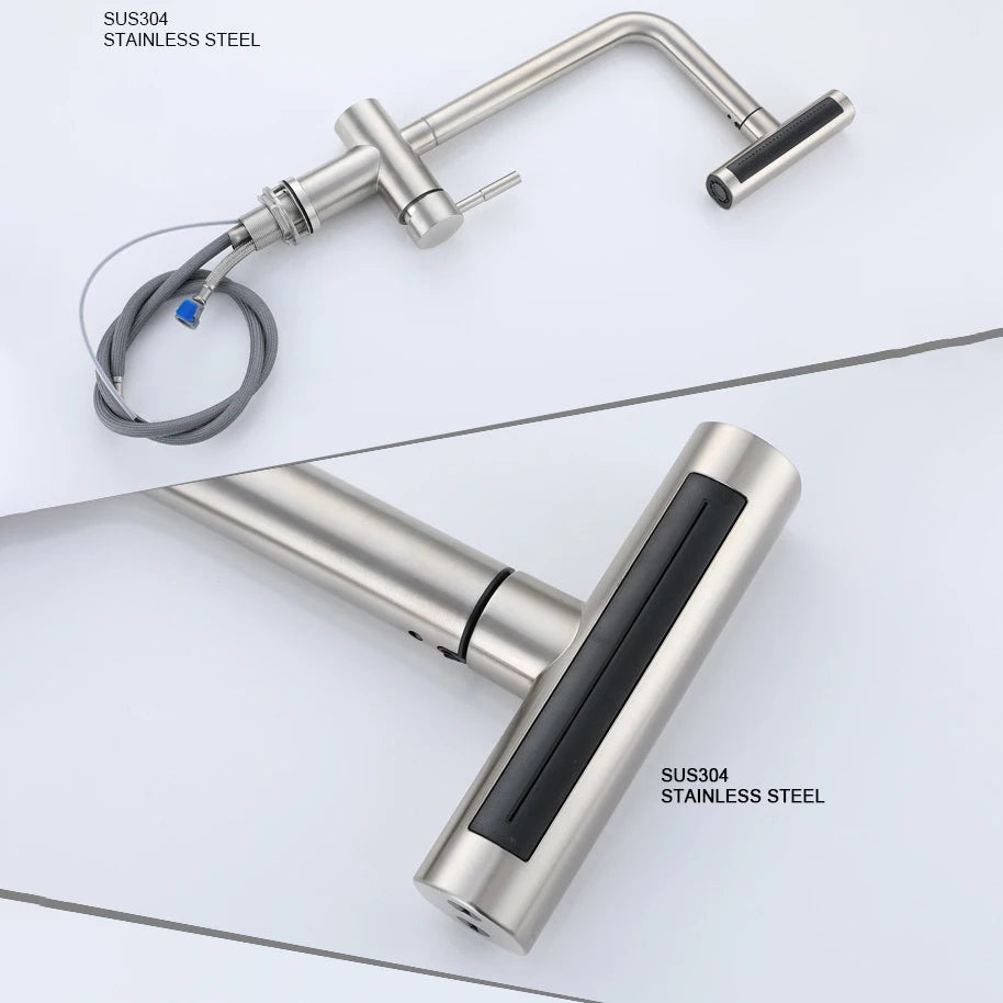 Fly Rain Touch Faucets 304 Stainless Steel Cold