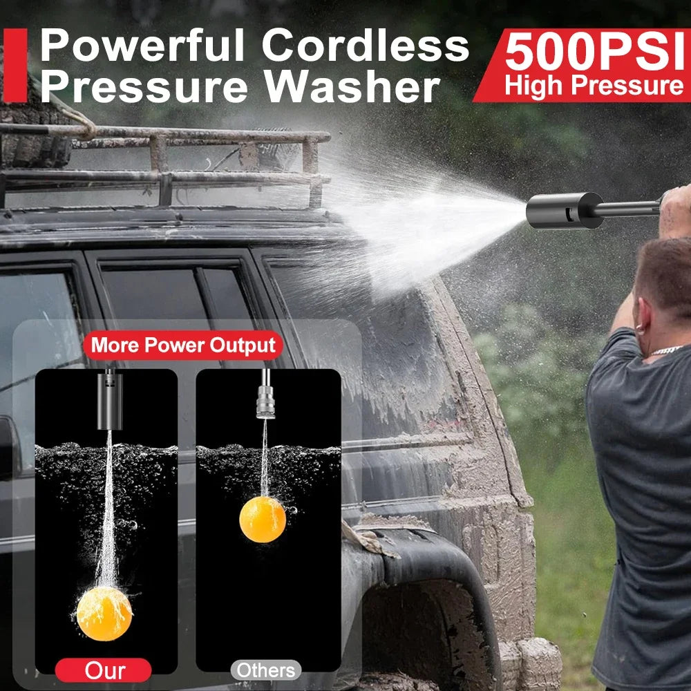 Eafc Cordless High Pressure Cleaning Car Washer 100bar