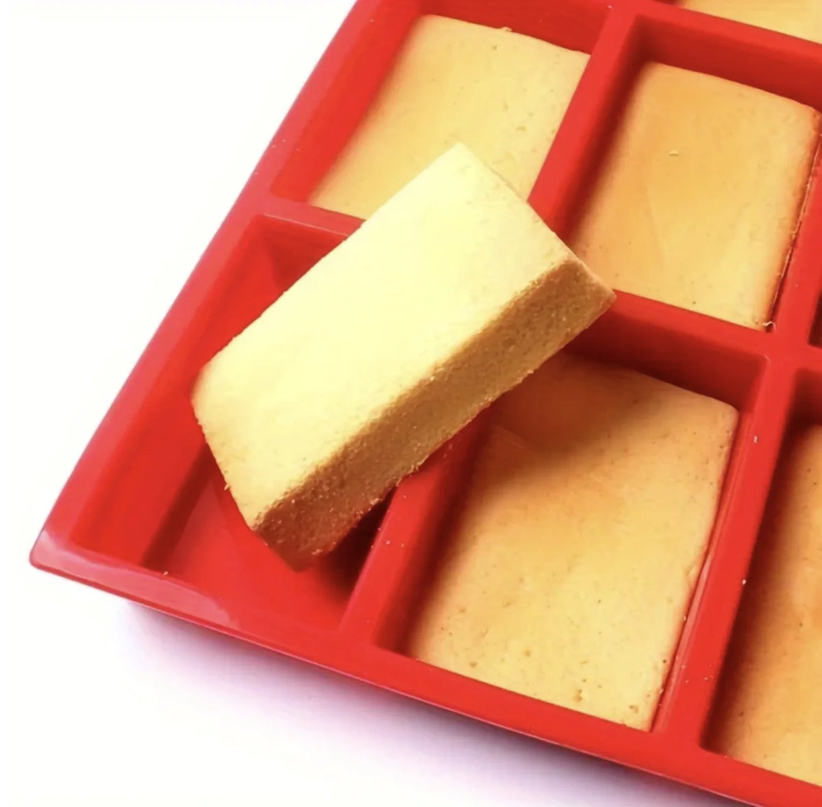Big 9-Cavity Silicone Mini Loaf Pan Baking Cake