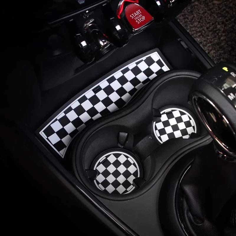 3pcs Non-Slip Car Water Cup Pad Silicone Mat