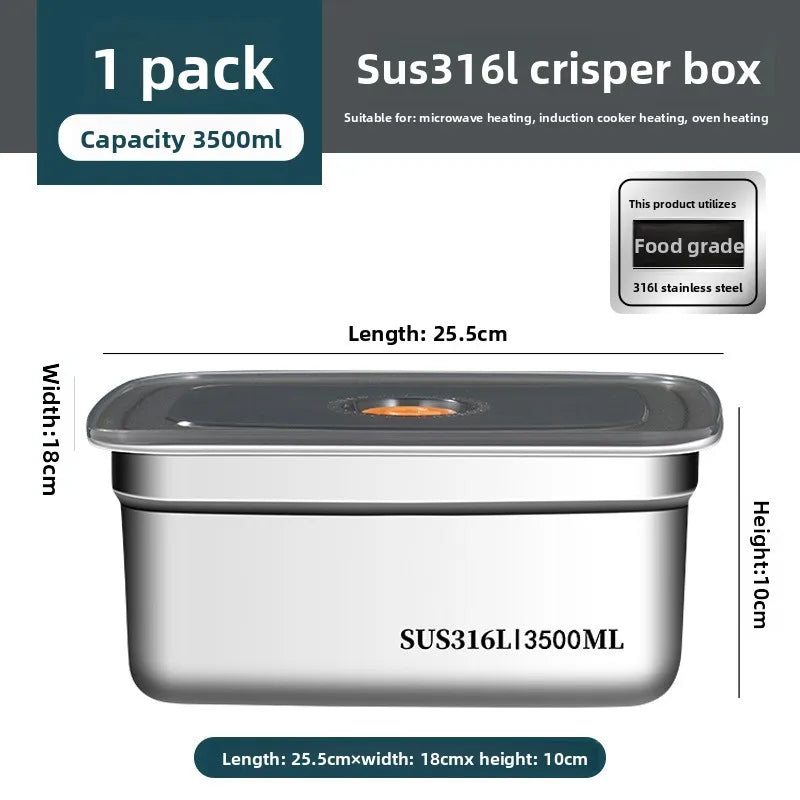 Food Grade 316 Stainless Steel Airtight Container Lid