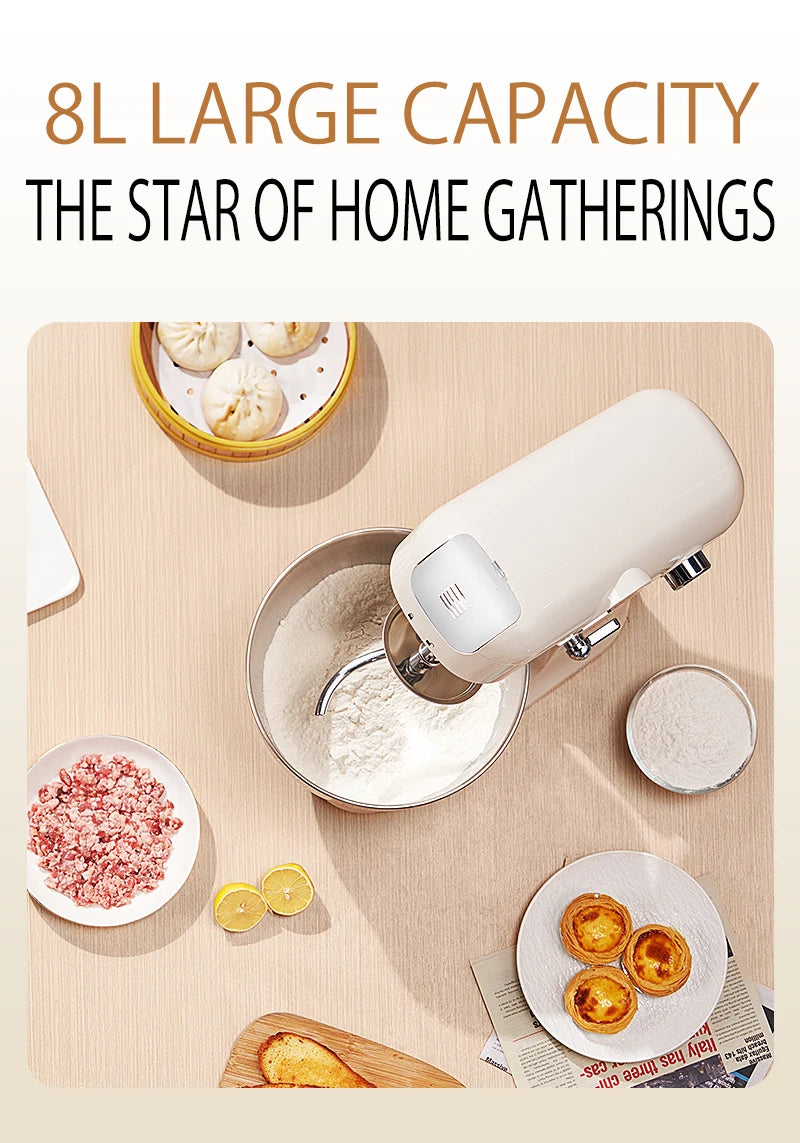 Shunran 8l Stand Mixer Dc Motor Automatic Dough