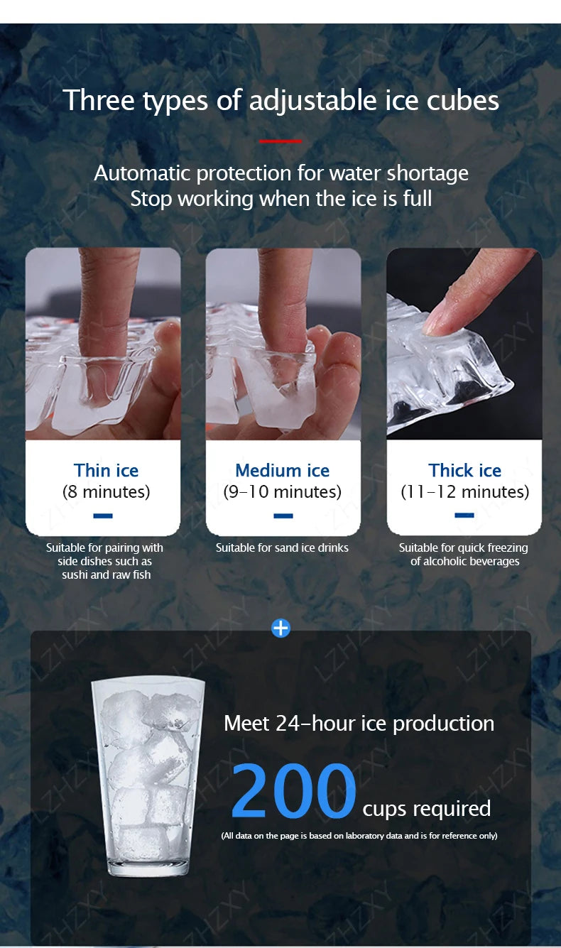 25kg Ice Maker Electric Commercial Ice Cube Maker