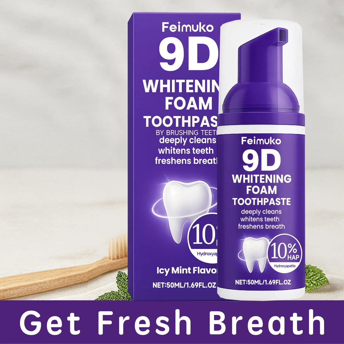 9d White 10 Hydroxyapatite Toothpaste Professional Dental Gel