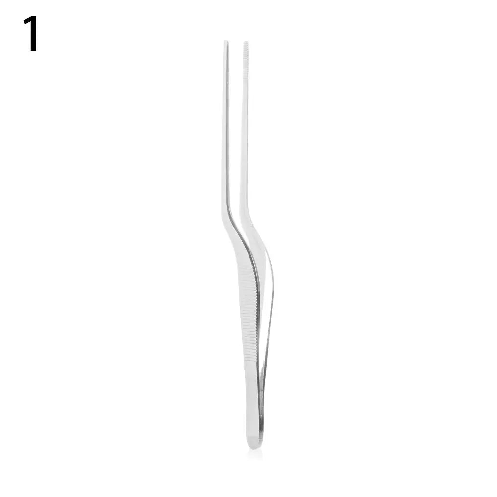 Tongs Utensils Bbq Tweezer Food Clip Stainless Steel