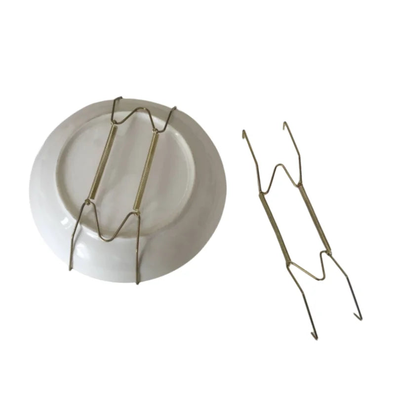 4/5/6/7/8/10/12/14/16 Inch Plate Dish Hangers Holder W-Shaped