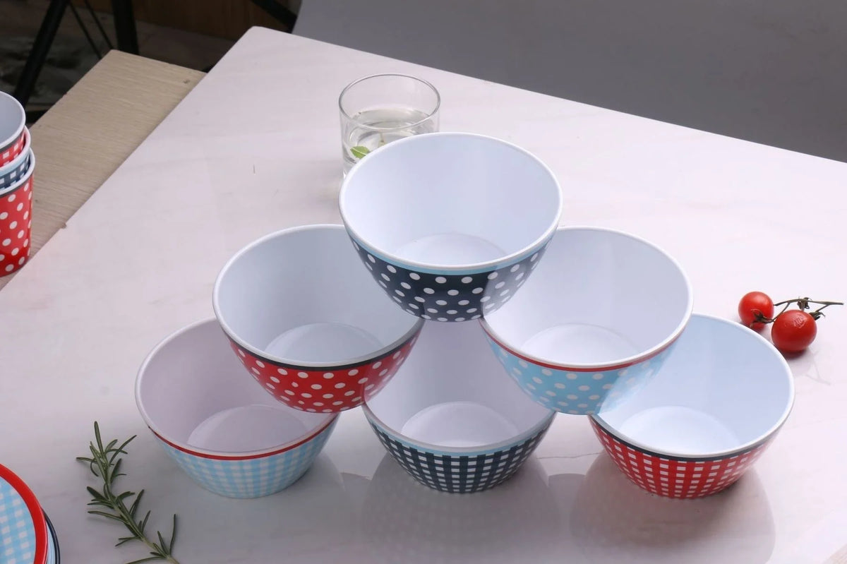 9in Imitation Porcelain Dinner Plate Serving Cake Tray