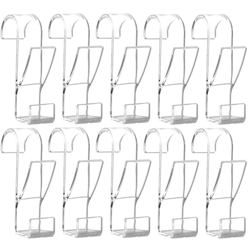 12-3pcs Bathroom Hanger Clips Heated Towel Radiator Rail
