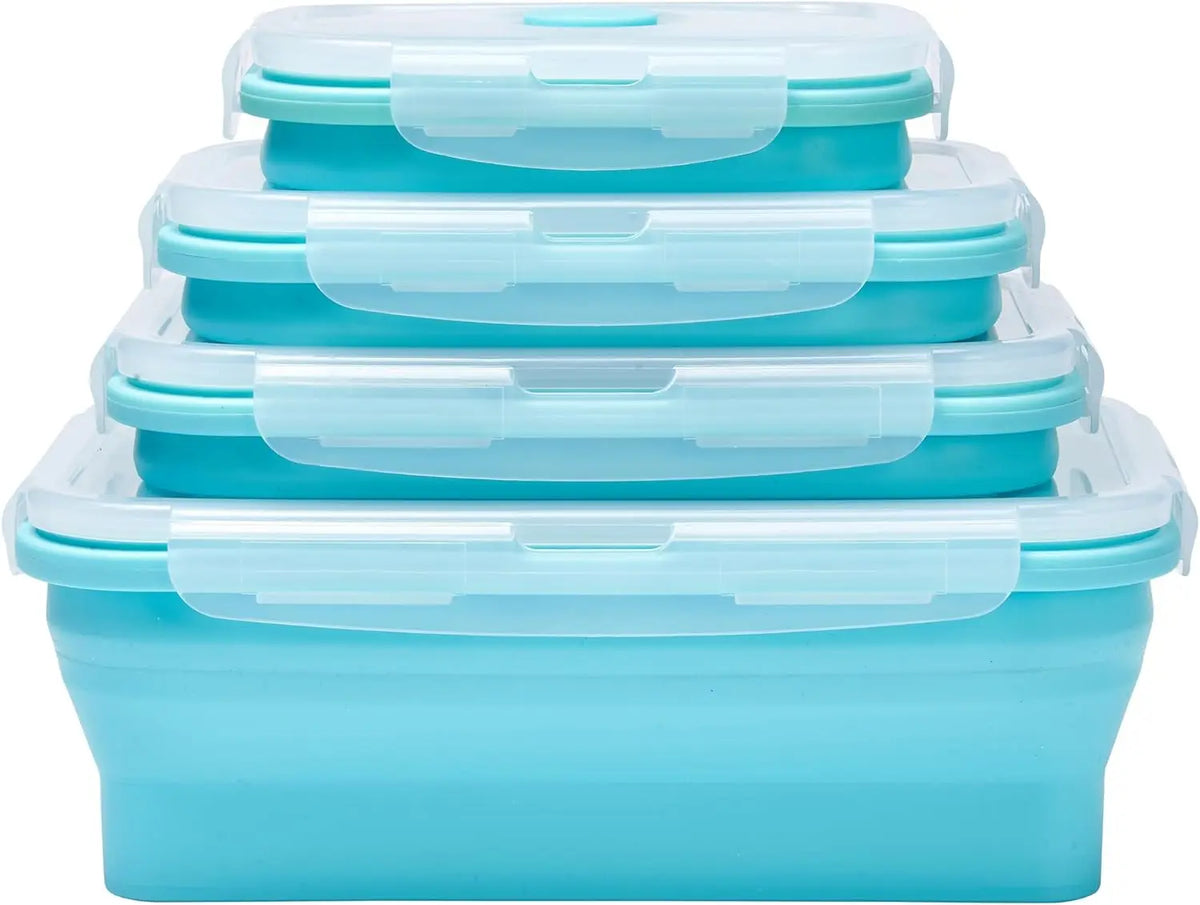 Collapsible Food Storage Containers Lids & Vent 11