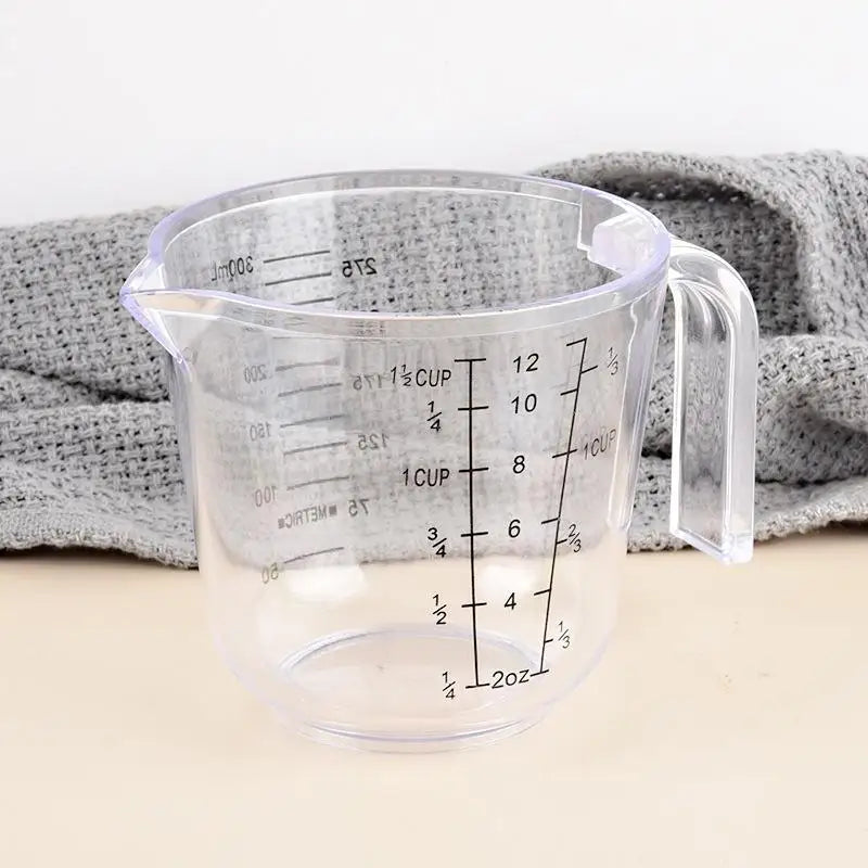 150/300/600/1000ml Baking Liquid Measuring Cups Scale Cup Plastic