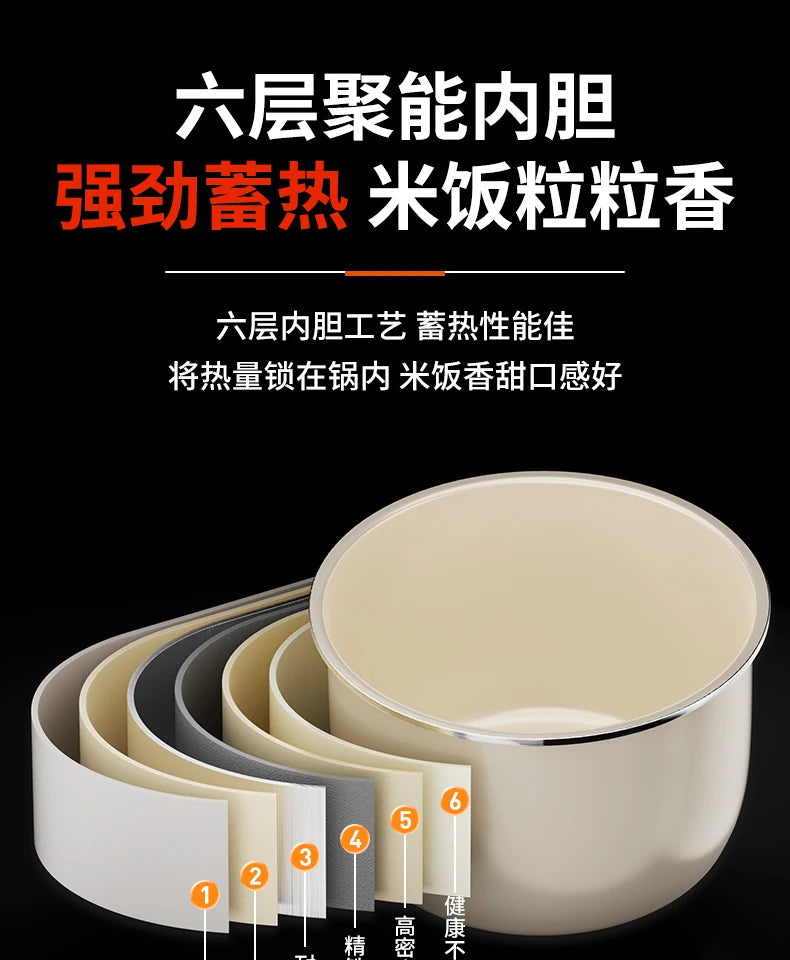 Electric Pressure Cooker Stainless Steel Smart Rice Cooker
