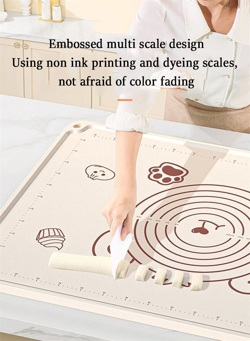 Thicken Oversize 70/65/50cm Silicone Baking Mat Pastry Rolling