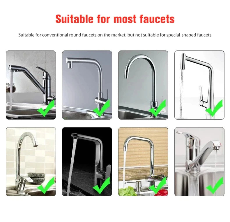 2/3 Mode Faucet 360 Degree Rotation Filter Extension