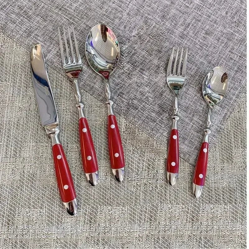 3pcs/5pcs Cutlery Stainless Steel Utensils Sets Fork Spoons