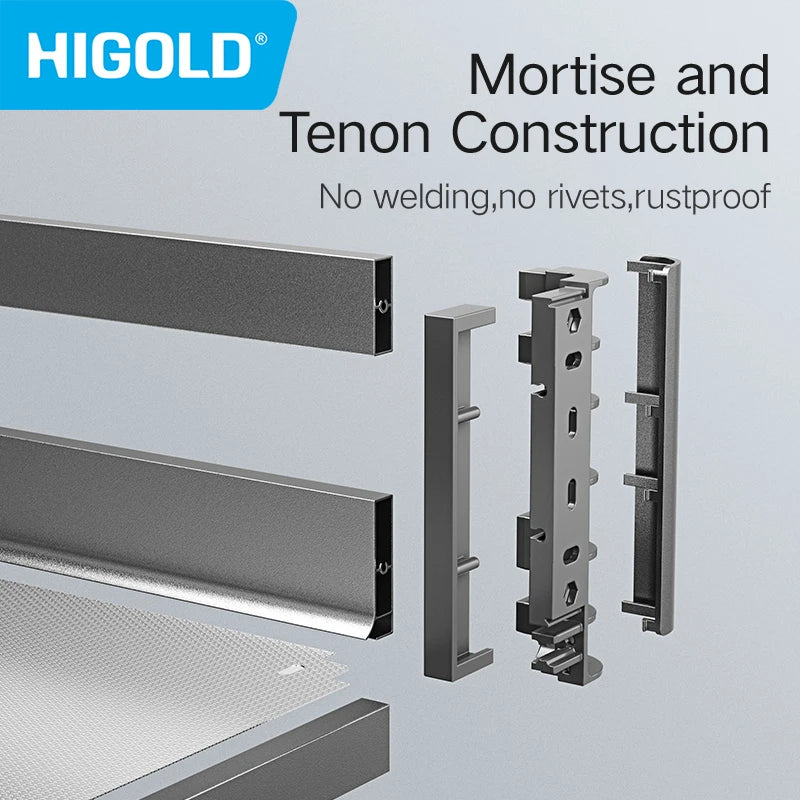 Higold 500mm Cabinet Pull Basket Double Drawer Dish