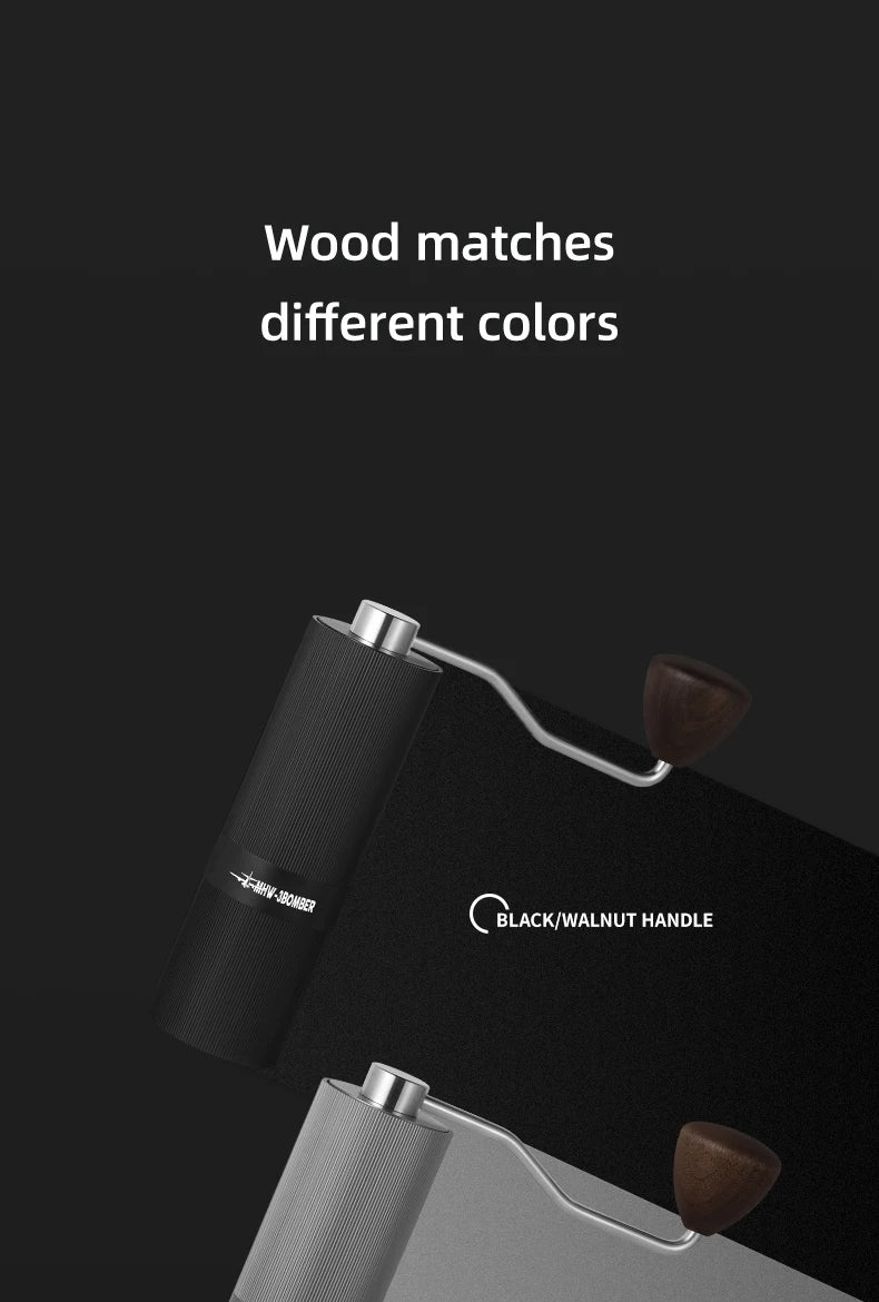 Mhw-3bomber Coffee Grinder Adjustable Settings Angle Core