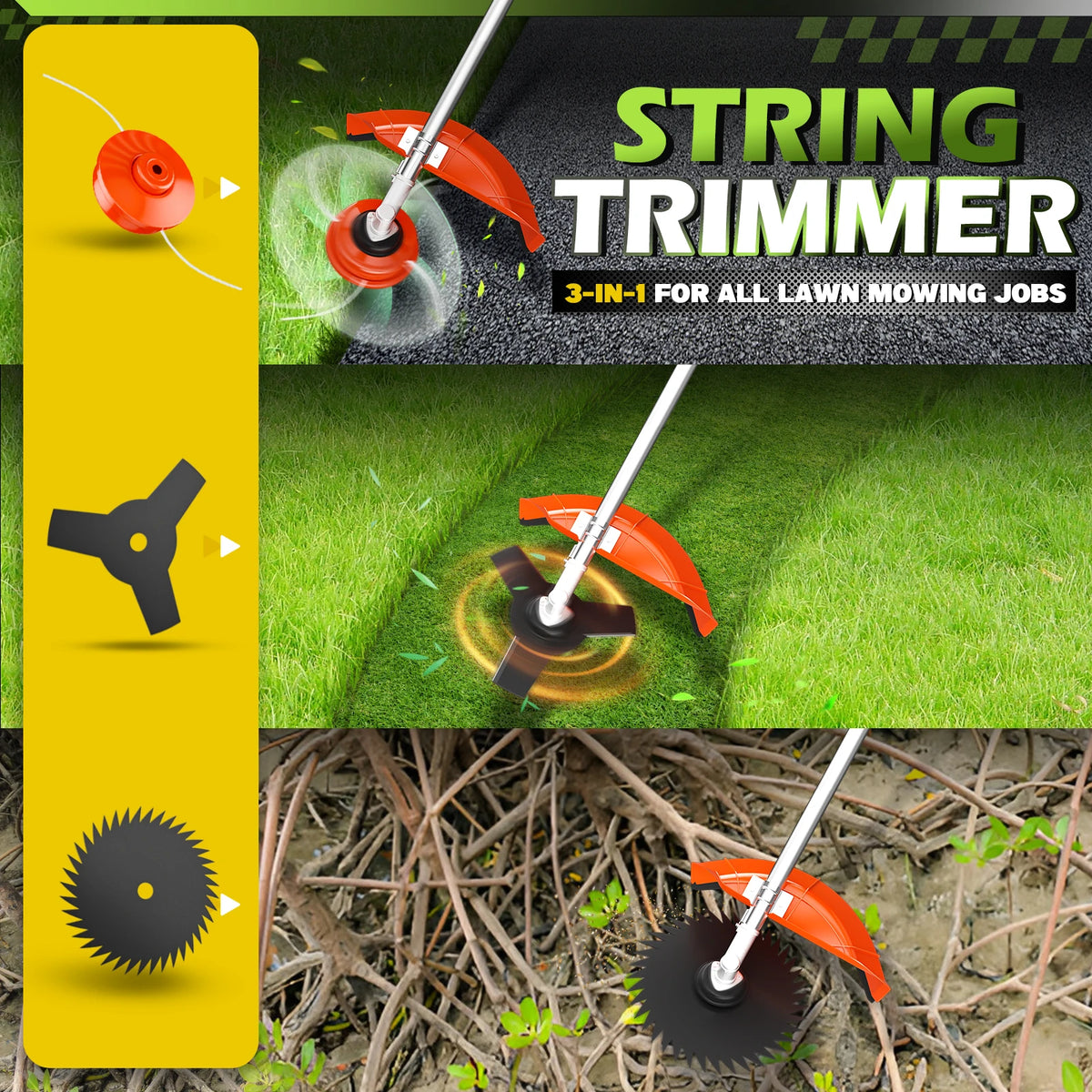 52cc In Gas Hedge Trimmer Brush Cutters Weed