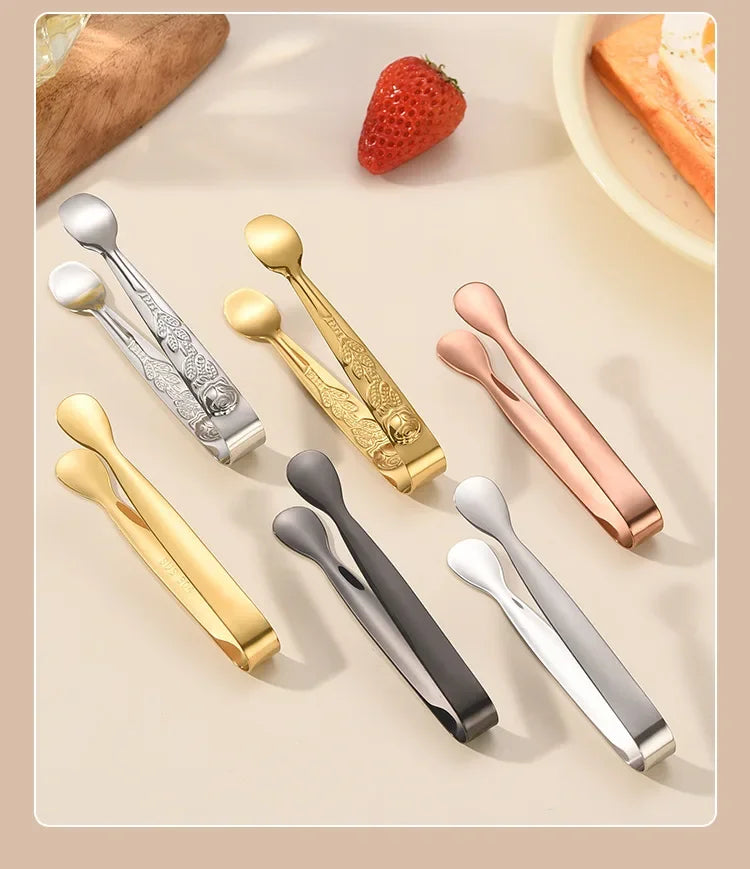 1pcs Stainless Steel Ice Tongs - Professional Sugar