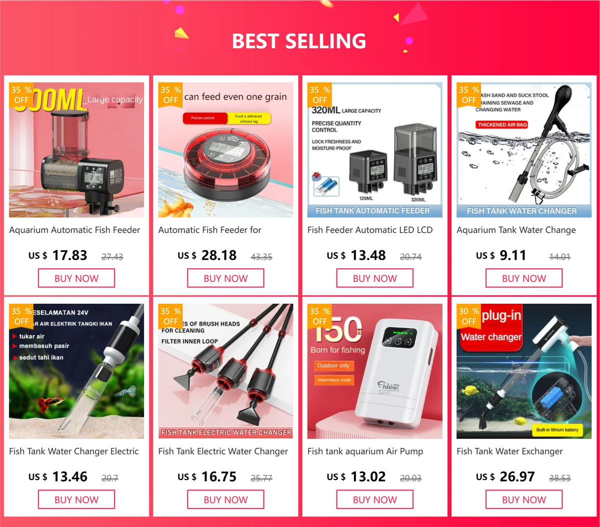 Fish Tank Water Exchanger Wireless Electric Water Pump