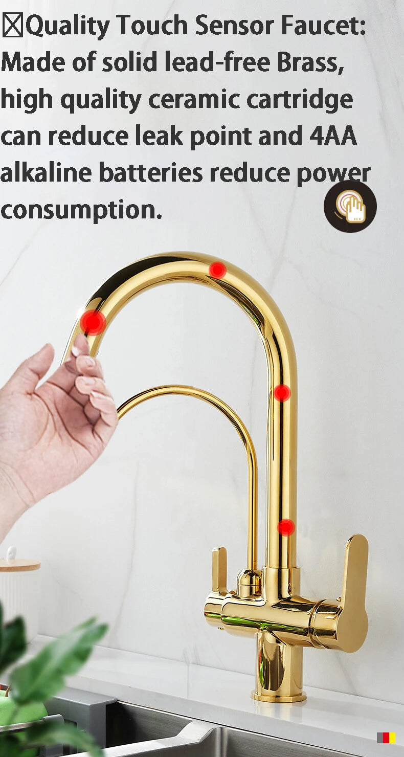 Smart Touch On Filter Faucets Way Cold Pure