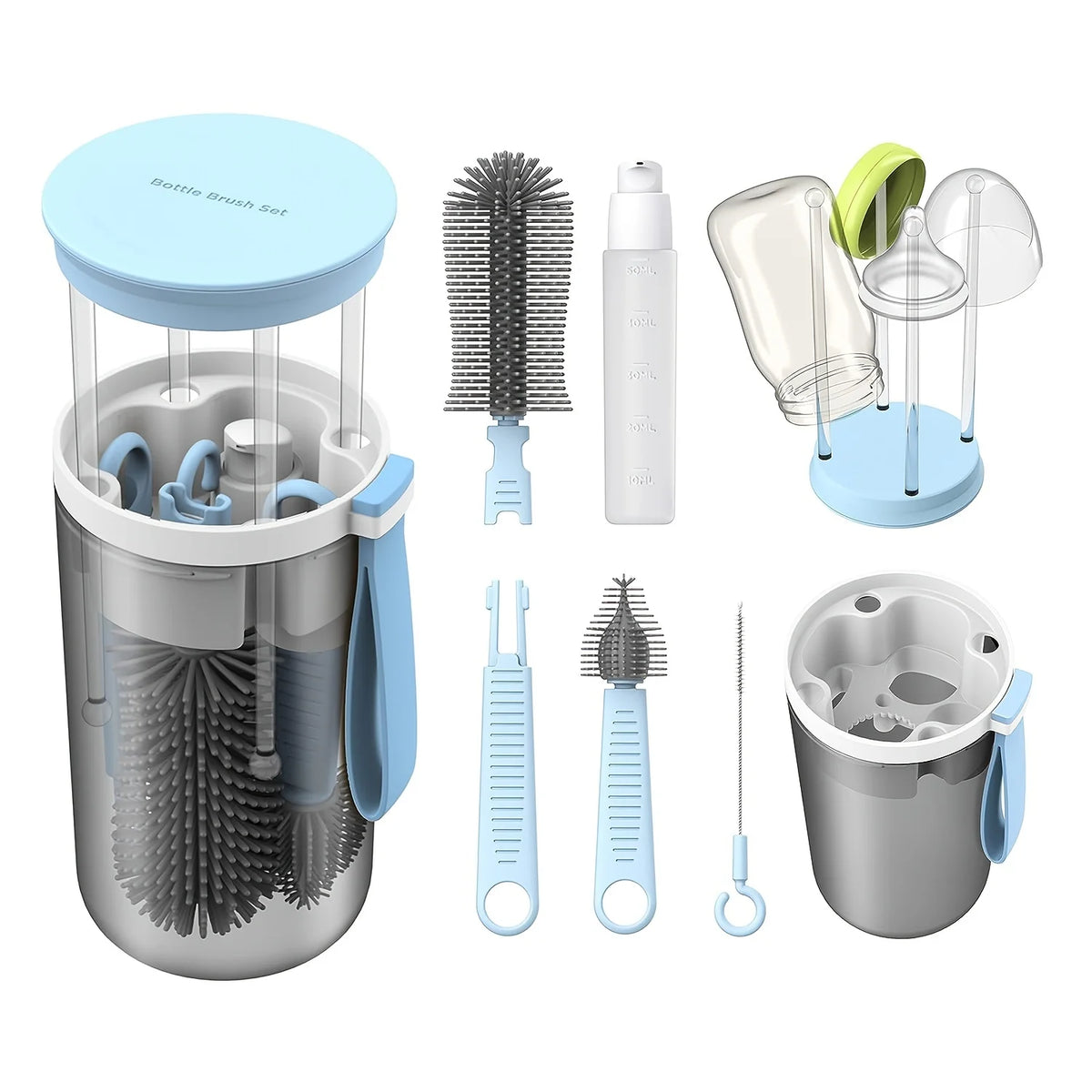 Final Travel Bottle Cleaning Kit - Scalable Silicone