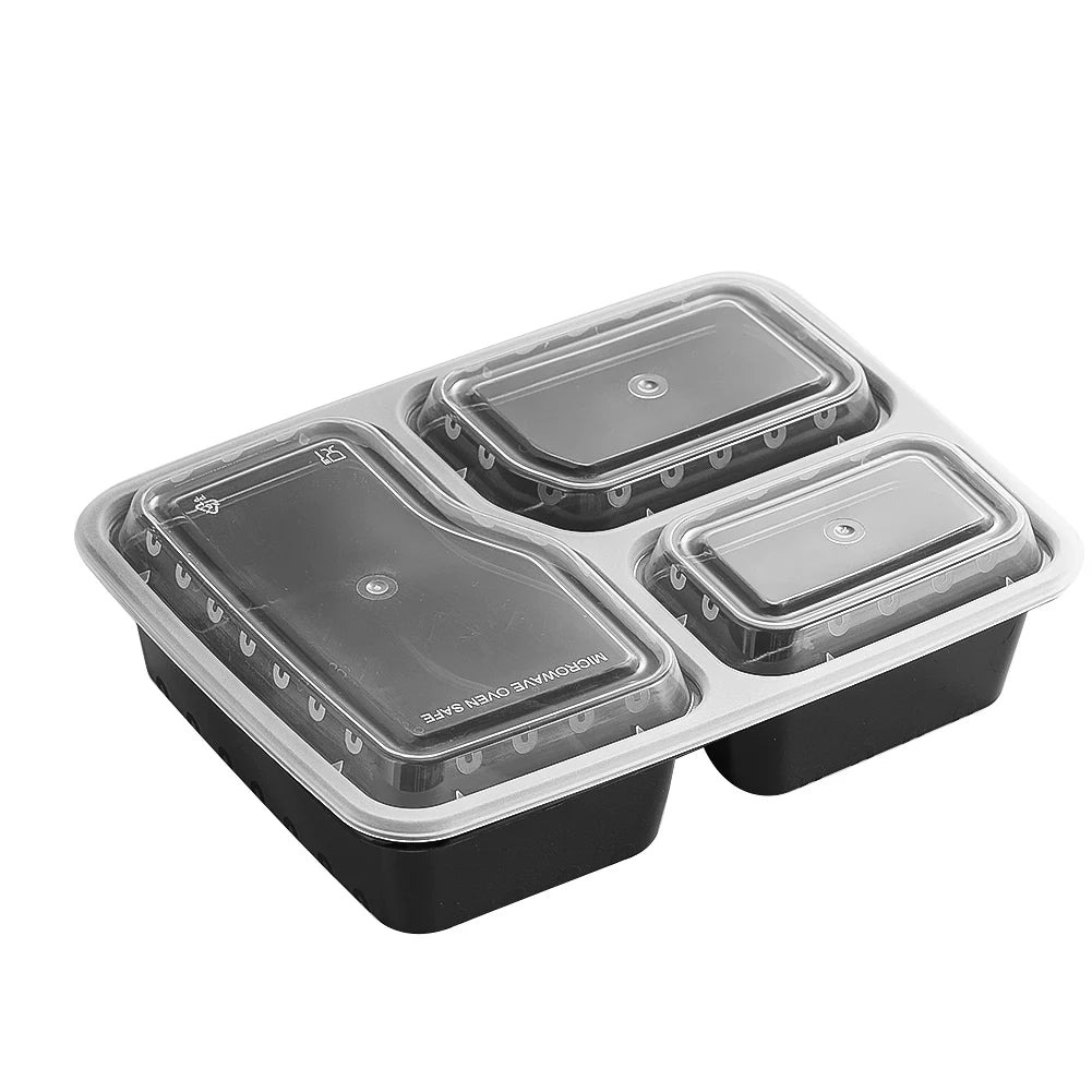 12 Pack Meal Prep Containers Compartment Food Storage