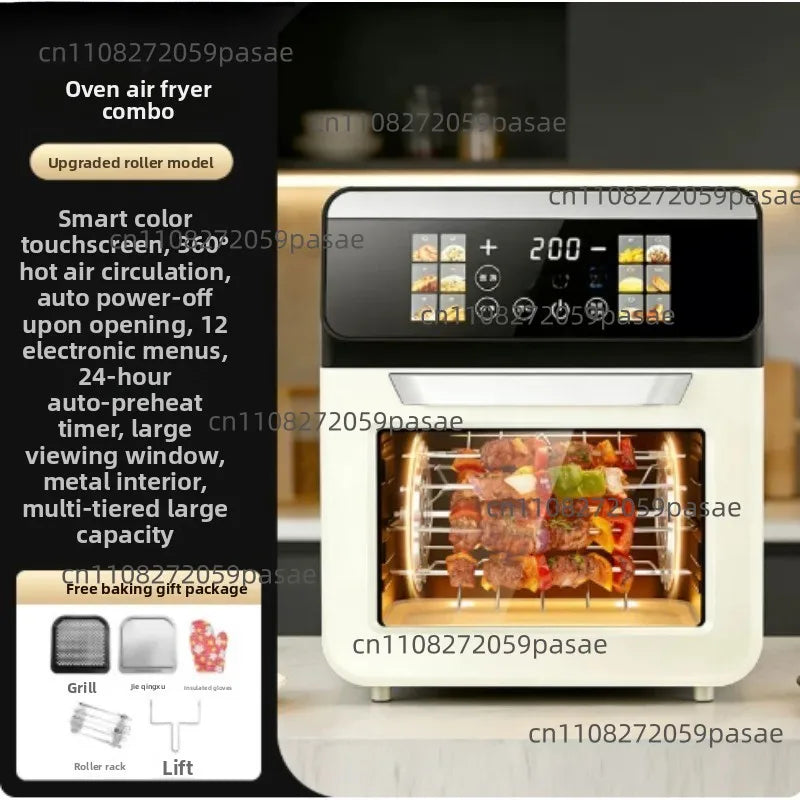 Large-Capacity Touchscreen Smart Multi-Function Air Fryer Oven