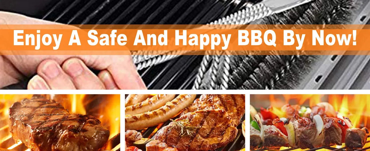 Stainless Steel Grill Cleaning Brush Outdoor Bbq Grill