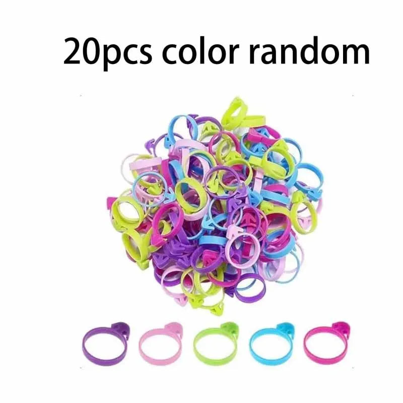 5pcs/10pcs/20pcs/30pcs/50pcs Random Color Icing Piping Rings