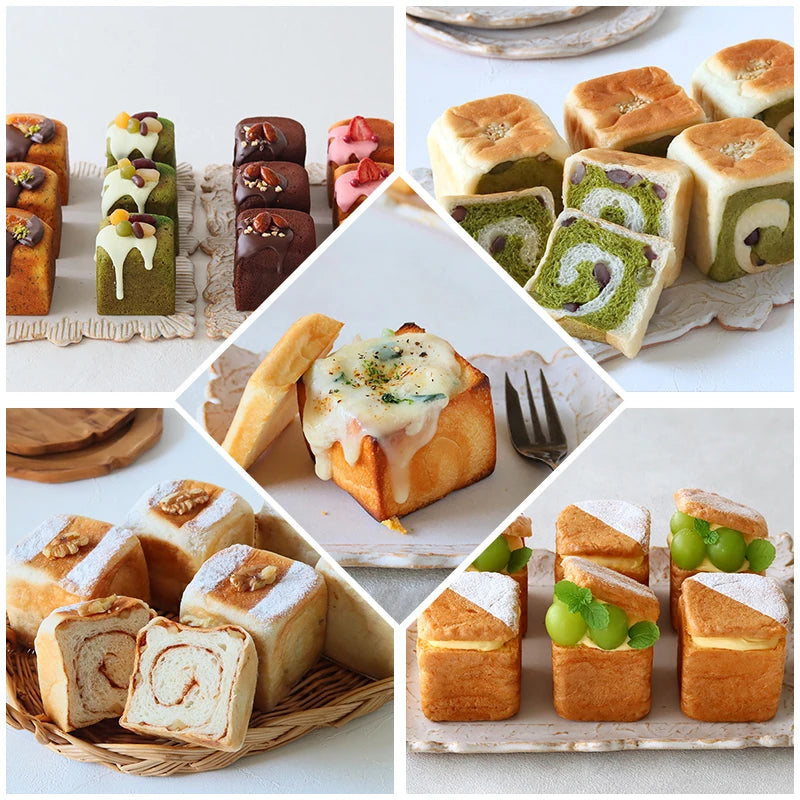 Cavity Mini Square Toast Bread Baking Pan Loaf