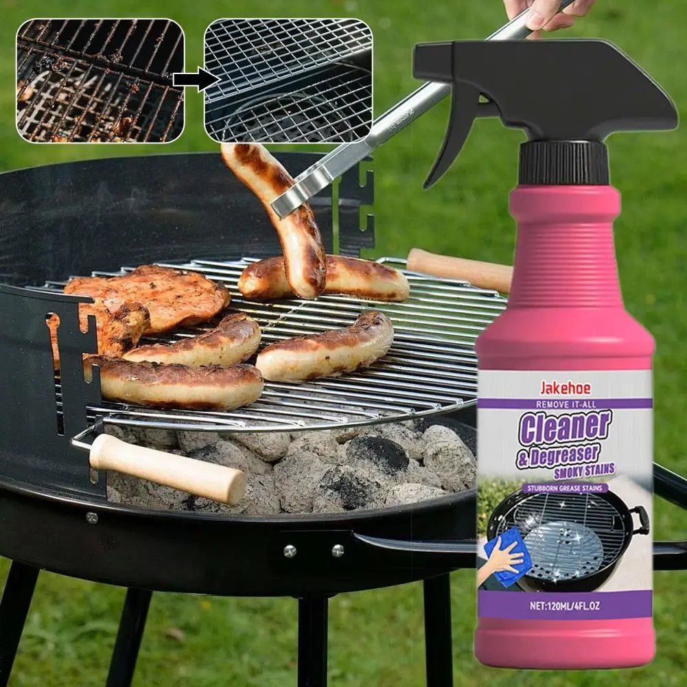 1/2/3pcs Barbecue Grill Cleaner Heavy Duty Grease Degreaser