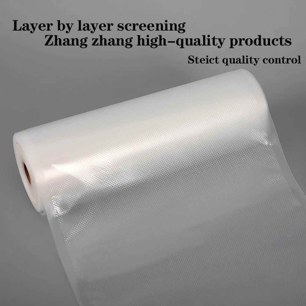Rolls Vacuum Bags Food 500cm Per Roll Reusable