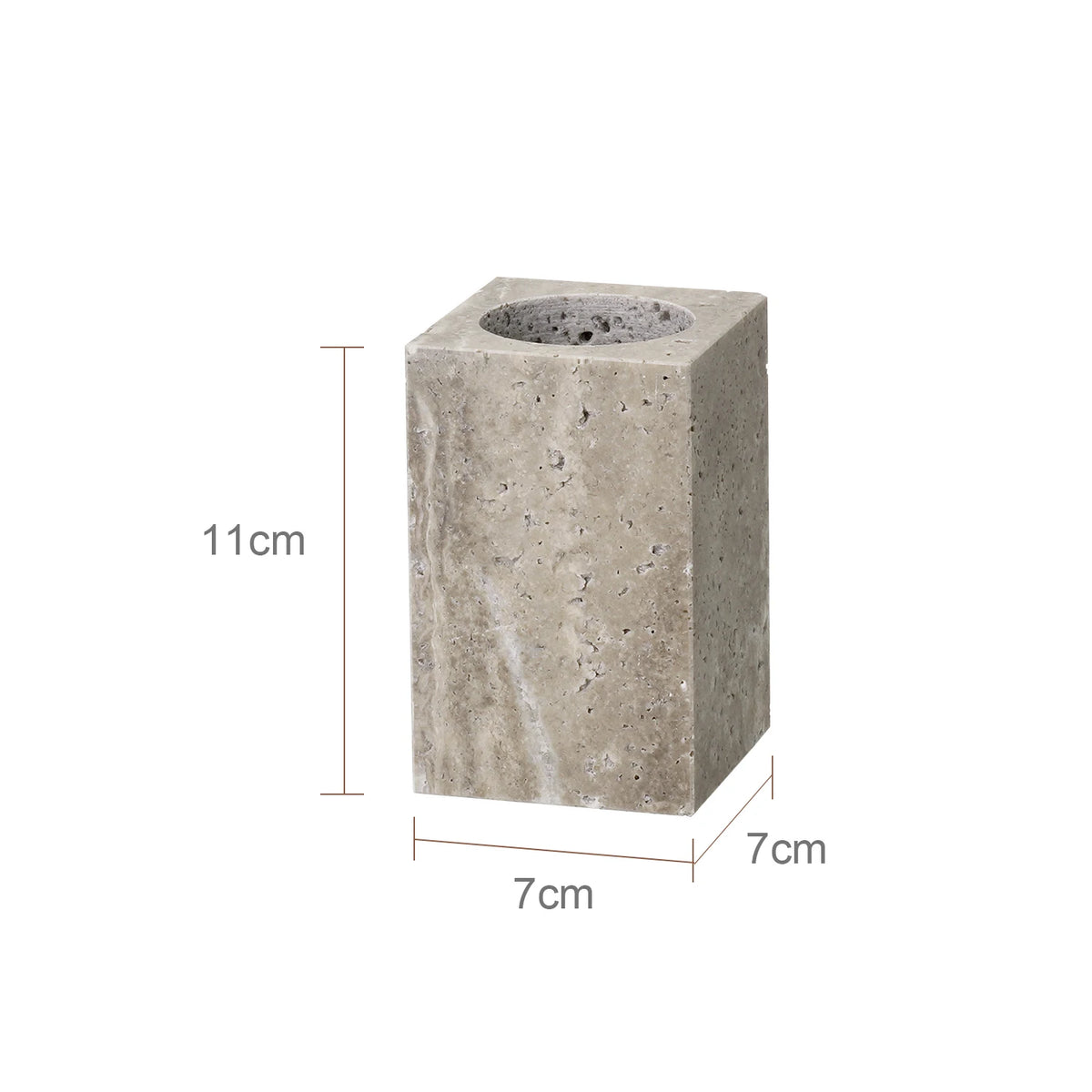 Grigio Travertino Bathroom Sets Vintage Marble Soap Holder