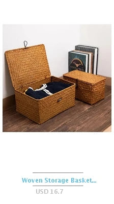 Organizer Wall Hanging Storage Basket Woven Basket Decorative