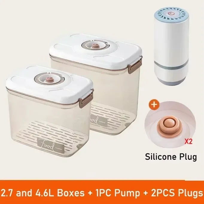 Vacuum Food Storage Box Fresh-Keeping Canister Sealed Storage