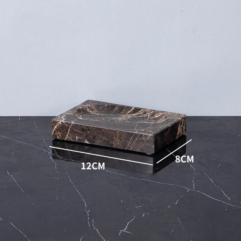 Emperador Dark Natural Marble Bathroom Brown Luxury Toothbrush