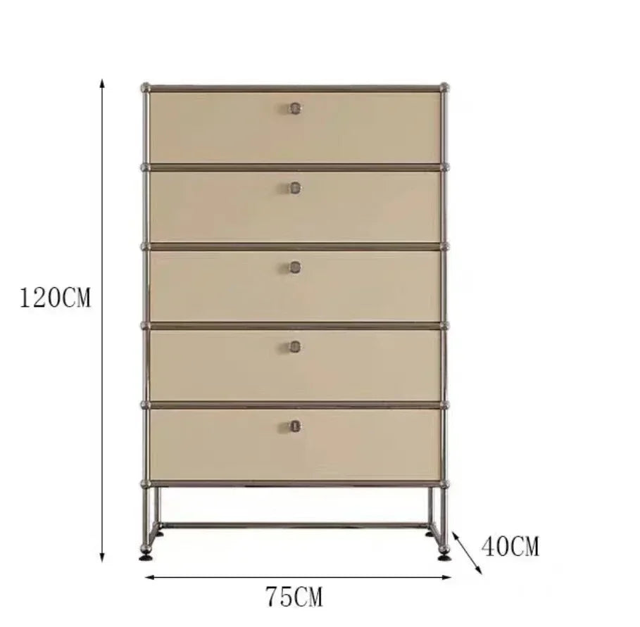 Modern Module Living Room Cabinet Stainless Steel Tv