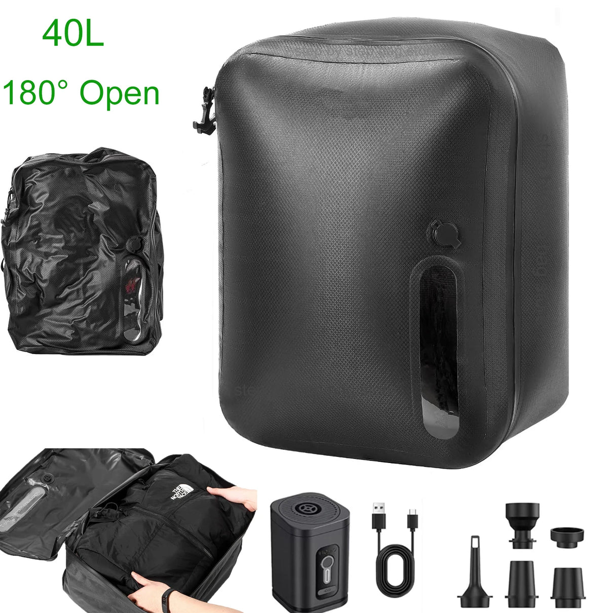 17l 28l 35l 40l Travel Vacuum Bag Reusable