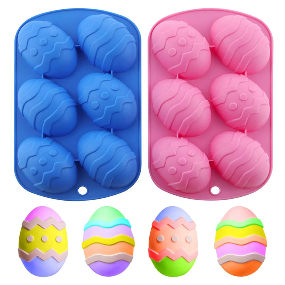 3d Easter Surprise Egg Chocolate Mold Silicone Rabbit