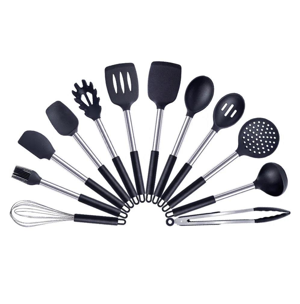 Quality Silicone Utensils Cooking Non Stick Kitchenware Heat