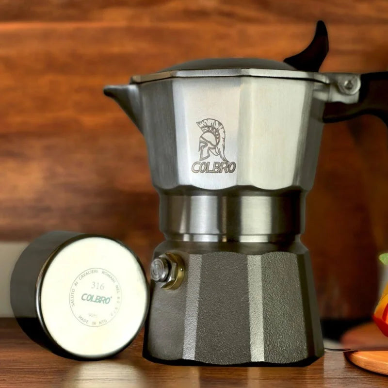 Colbro Moka Pot Stainless Steel Double Valve Triple