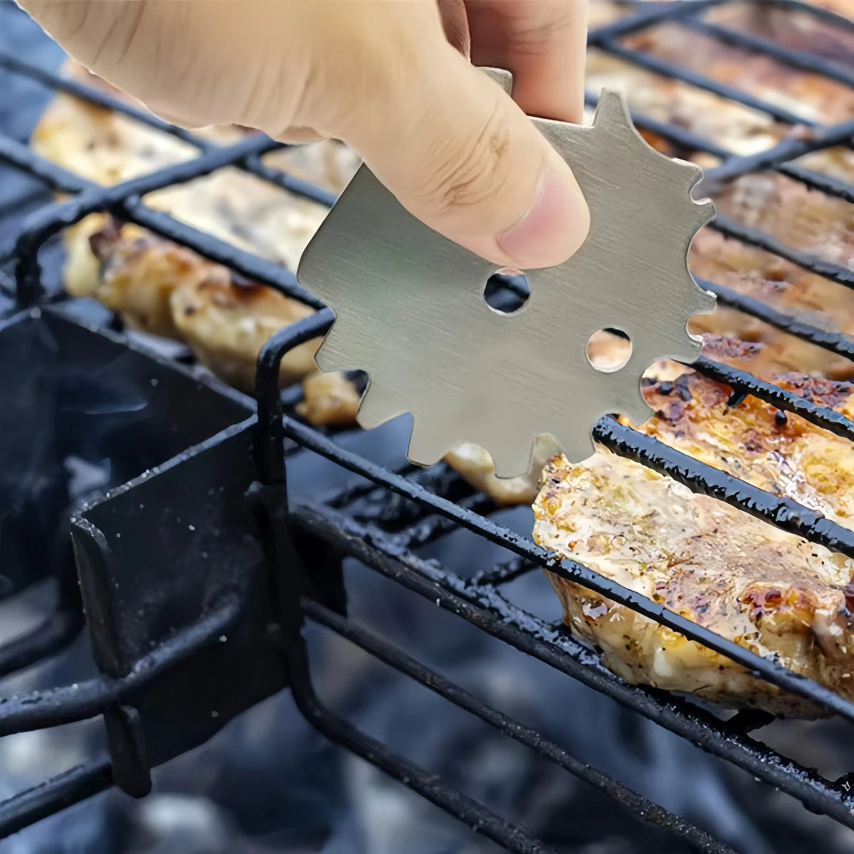 Bbq Grill Cleaner Heavy Duty Stainless Steel Scraper