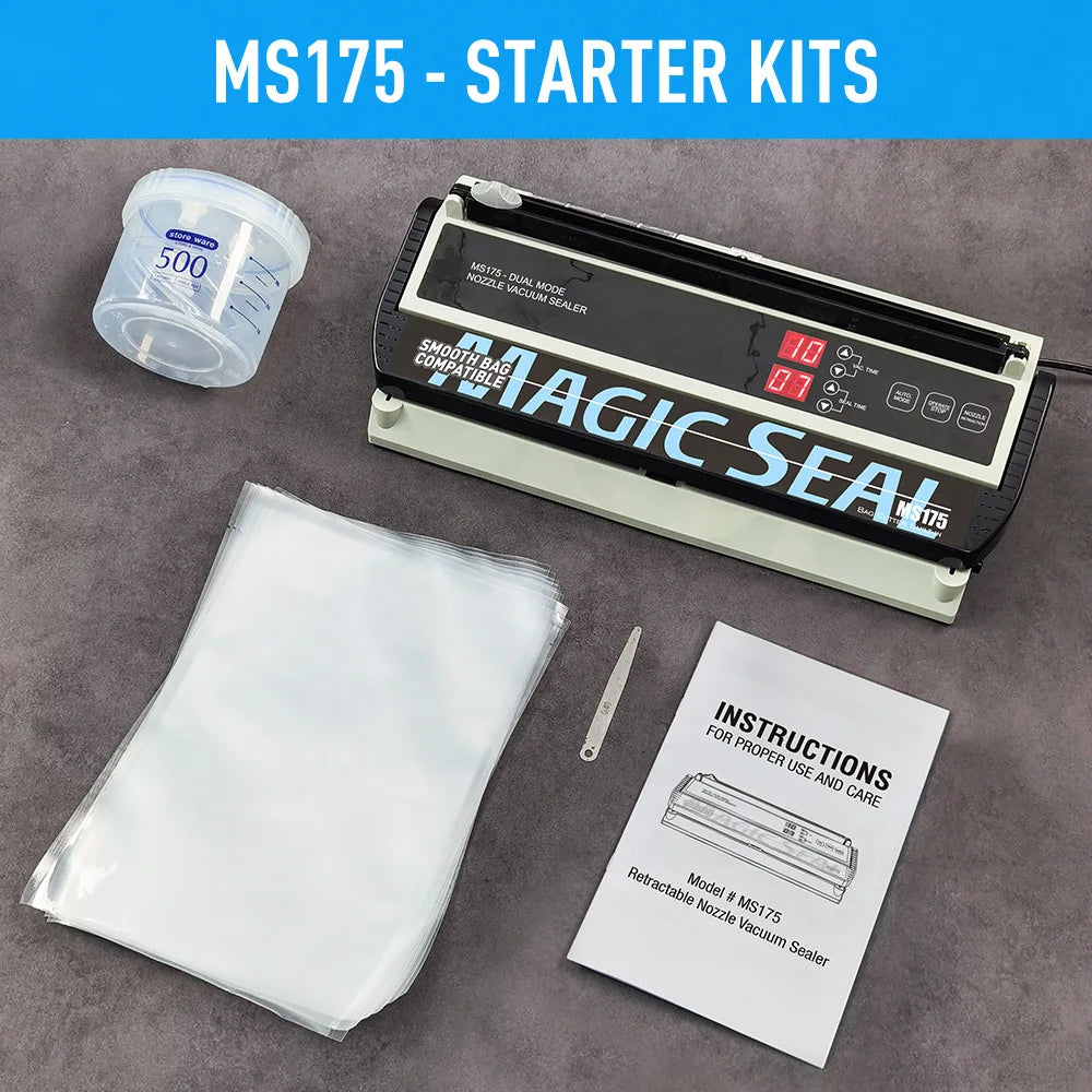 Magic Seal Ms175 Electric Vacuum Food Sealer Wet