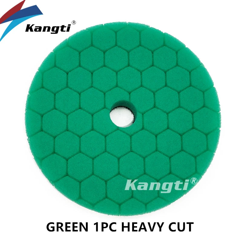 Kangti 5/6 Inch Car Polishing Pad Kit Self-Adhesive