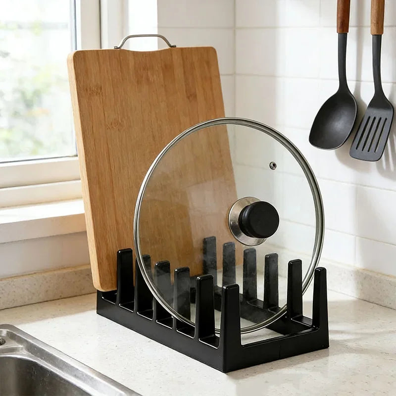 Pot Lid & Dish Rack Plastic Organizer Plates