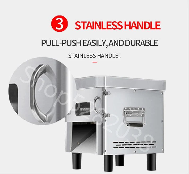 850w Fresh Meat Slicer Cube Cutter Machine Meat