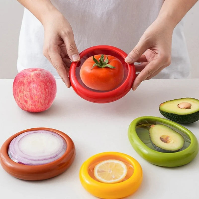 1/4pcs Storage Box Fruit Vegetable Container Fresh Box